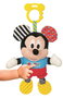 Disney Peluche Bébé Mickey avec Textures Sensoriel - Activités d'Éveil pour Nourrisson, Sonajero et Couleurs Stimulantes