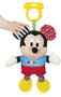 Disney Peluche Bébé Mickey avec Textures Sensoriel - Activités d'Éveil pour Nourrisson, Sonajero et Couleurs Stimulantes