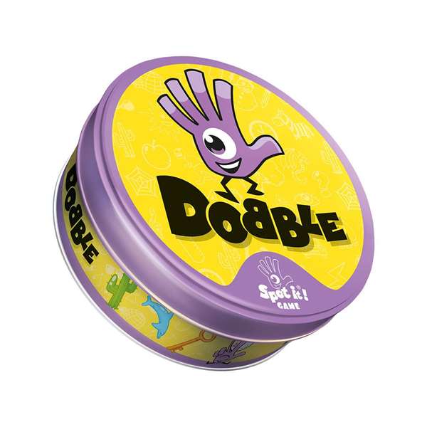 Asmodee Dobble - Jeu de cartes basé sur la vitesse, l'observation et les réflexes - Version espagnole/portugaise