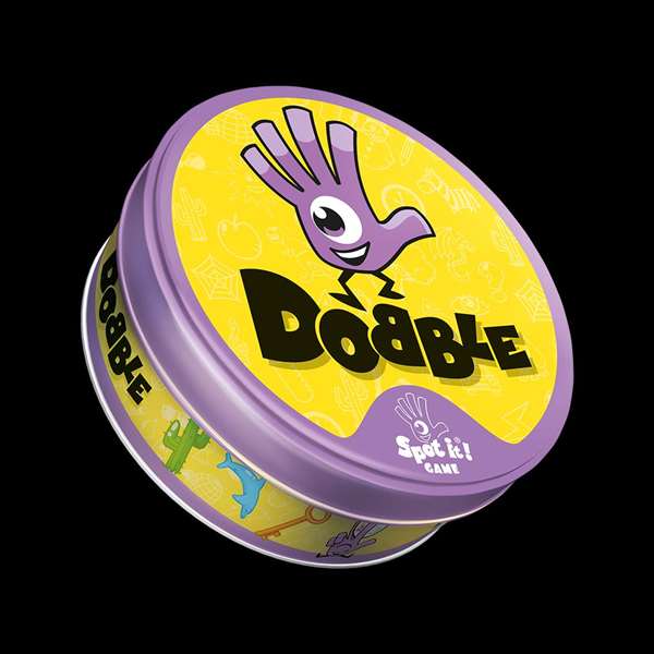 Asmodee Dobble - Jeu de cartes basé sur la vitesse, l'observation et les réflexes - Version espagnole/portugaise