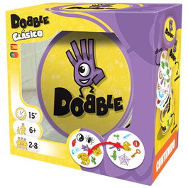 Asmodee Dobble - Jeu de cartes basé sur la vitesse, l'observation et les réflexes - Version espagnole/portugaise