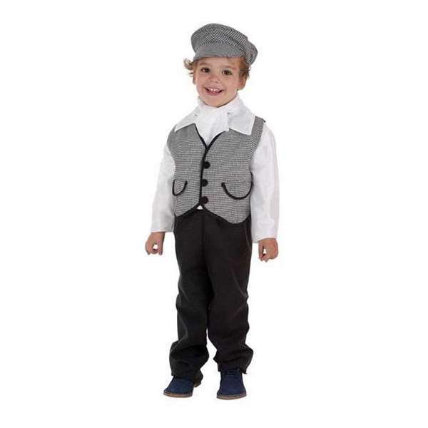Creaciones Llopis - Déguisement enfant Chulapo traditionnel espagnol avec pantalon, gilet, foulard et casquette - Taille 2-3 ans (T-0) Creaciones Llopis - Déguisement enfant Chulapo traditionnel espagnol avec pantalon, gilet, foulard et casquette - Taille 2-3 ans (T-0)