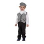 Creaciones Llopis - Déguisement enfant Chulapo traditionnel espagnol avec pantalon, gilet, foulard et casquette - Taille 2-3 ans (T-0)