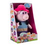 Bandai Sr. Pancha La Granja De Zenon AR80007 - Peluche Interactive Chancha avec Chansons - Version Multilingue - +2 ans