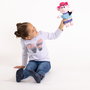 Bandai Sr. Pancha La Granja De Zenon AR80007 - Peluche Interactive Chancha avec Chansons - Version Multilingue - +2 ans