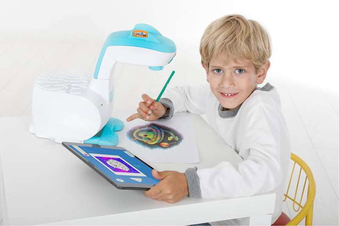 Famosa Smart Sketcher 2.0 Projecteur de Dessin Intelligent - Apprends à Dessiner avec Images Prédéfinies - Modèles Variés