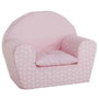 BigBuy Fun Fauteuil pour enfant Rose Acrylique