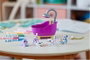 Crayola Washimals - Nouveau Set de Baignoire et 4 Animaux Lavables avec 6 Marqueurs - Ensemble de Jeu Créatif Réutilisable pour Enfants - Référence 74-7453