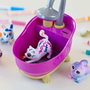 Crayola Washimals - Nouveau Set de Baignoire et 4 Animaux Lavables avec 6 Marqueurs - Ensemble de Jeu Créatif Réutilisable pour Enfants - Référence 74-7453