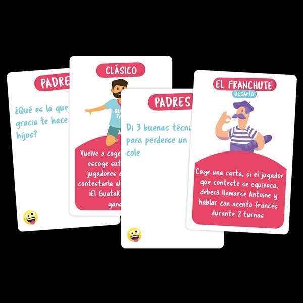 Asmodee Guatafamily Jeu de Rapidité et d'Imagination pour Parents et Enfants dès 8 Ans - Version Espagnole