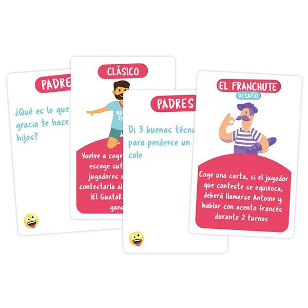 Asmodee Guatafamily Jeu de Rapidité et d'Imagination pour Parents et Enfants dès 8 Ans - Version Espagnole