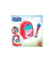 Reig Microphone et Mochila Camerino 23 cm de Peppa Pig - Avec Sons et Lumières, Fonctionne sur Piles (Non Incluses)