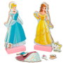 WOOMAX Jeu Magnétique en Bois Princesses Disney - 45 Pièces - Développe la Créativité - À Partir de 3 Ans