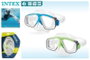 Intex Surf Rider - Masque de plongée et natation en silicone pour enfants et adultes (+8 ans) - Modèles assortis - ABS, PC, TPE