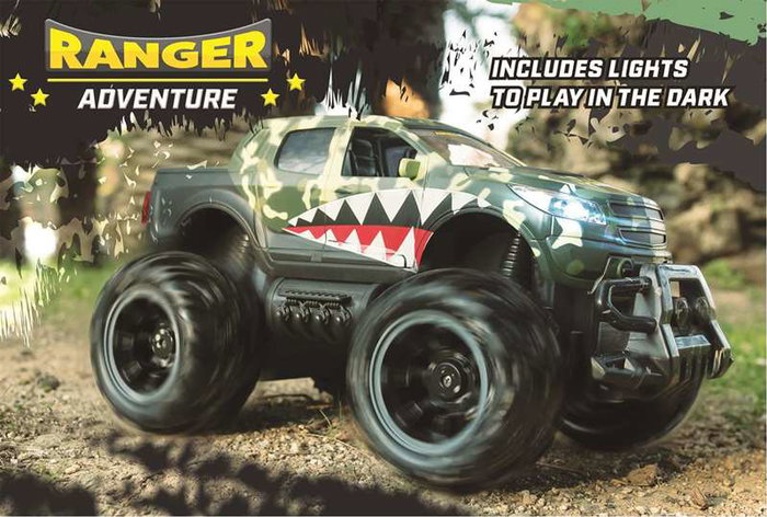 Ninco - Voiture radiocommandée Ranger Monster Truck 2 canaux échelle 1:14, carrosserie ABS (30x19x16 cm) Ninco - Voiture radiocommandée Ranger Monster Truck 2 canaux échelle 1:14, carrosserie ABS (30x19x16 cm)
