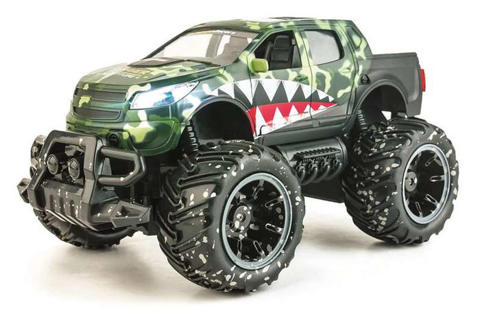 Ninco - Voiture radiocommandée Ranger Monster Truck 2 canaux échelle 1:14, carrosserie ABS (30x19x16 cm) Ninco - Voiture radiocommandée Ranger Monster Truck 2 canaux échelle 1:14, carrosserie ABS (30x19x16 cm)