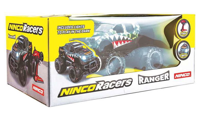 Ninco - Voiture radiocommandée Ranger Monster Truck 2 canaux échelle 1:14, carrosserie ABS (30x19x16 cm) Ninco - Voiture radiocommandée Ranger Monster Truck 2 canaux échelle 1:14, carrosserie ABS (30x19x16 cm)