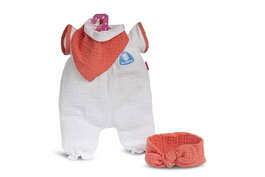 Berjuan Sanibaby - Robe antibactérienne pour bébé, modèle Coral, 40 cm - À partir de 3 ans