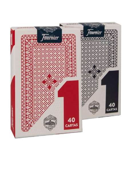 Fournier N°1 - Jeu de cartes espagnol de 40 cartes avec étui en carton