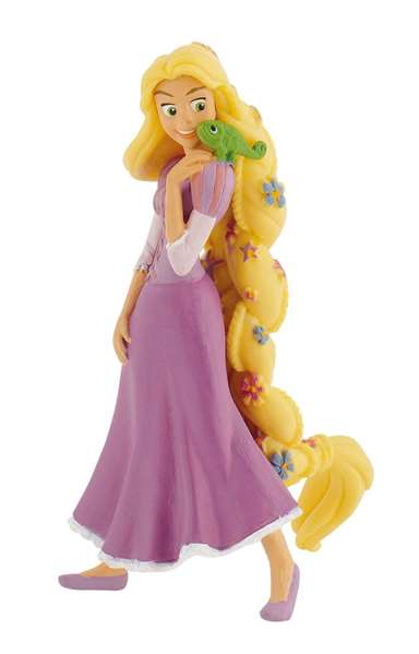 Bullyland - Figurine Rapunzel avec fleur - 10 cm - Figurine de personnage de dessin animé