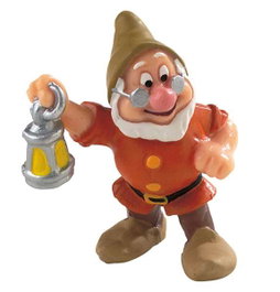 Bullyland - Figurine Nain avec Lanterne 5 cm - Jouet Collectible - Recommandé à partir de 36 mois