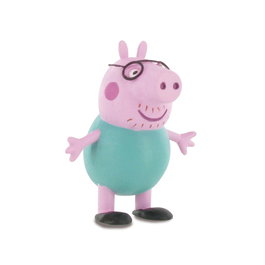 Comansi - Figurine Peppa Pig Papa Pig de 6 cm - Personnage - Jouet - À partir de 3 ans