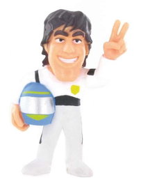 Golden Toys Figurine de Pilote de Course 10 cm pour Enfants - Jouet sans Piles à partir de 3 Ans