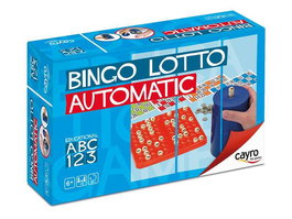 Cayro Bingo Automatico 29x18x9 - Jeu de société en plastique multilingue (espagnol, anglais, français, italien, portugais, allemand)