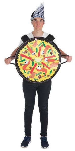 Creaciones Llopis Déguisement adulte émoji paella - Taille L Creaciones Llopis Déguisement adulte émoji paella - Taille L