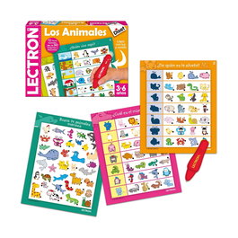 Diset Lectron Lapiz Los Animales - Crayon Magique Électronique avec Musique et Lumière, Quiz Éducatif sur 12 Thèmes pour Enfants dès 3 ans (Réf. R.63883)