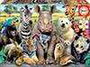Educa Puzzle 300 Pièces Photo de Classe Animaux Sauvages - Pour Enfants 8 à 11 Ans