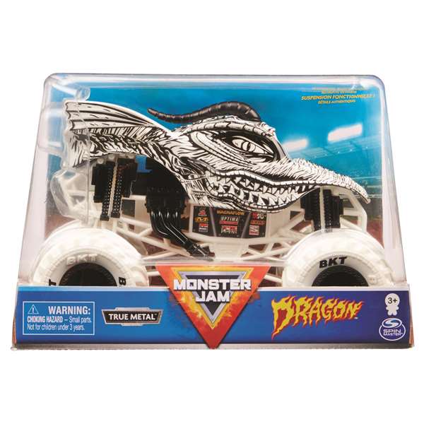 Spin Master Monster Jam - Camion monstre à l'échelle 1:24 - 14,92x21,27x13,65 cm - Modèles assortis (Sans piles)