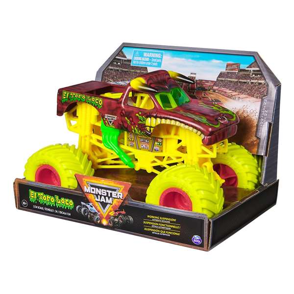 Spin Master Monster Jam - Camion monstre à l'échelle 1:24 - 14,92x21,27x13,65 cm - Modèles assortis (Sans piles)
