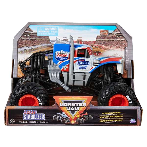 Spin Master Monster Jam - Camion monstre à l'échelle 1:24 - 14,92x21,27x13,65 cm - Modèles assortis (Sans piles)