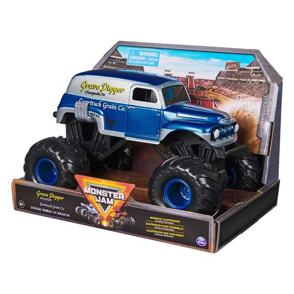 Spin Master Monster Jam - Camion monstre à l'échelle 1:24 - 14,92x21,27x13,65 cm - Modèles assortis (Sans piles)