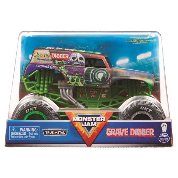 Spin Master Monster Jam - Camion monstre à l'échelle 1:24 - 14,92x21,27x13,65 cm - Modèles assortis (Sans piles)