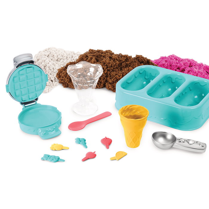 Spin Master Kinetic Sand - Pâtisserie Glacée avec Arômes et Toppings - Jeu Multilingue Spin Master Kinetic Sand - Pâtisserie Glacée avec Arômes et Toppings - Jeu Multilingue