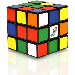 Rubik's Cube 3x3 - Casse-tête iconique et jouet de réflexion multicolore - Jeu de stratégie pour un joueur - A partir de 8 ans