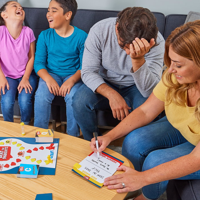 Spin Master Jeu de Société Enfants contre Parents Multilingue 6 Ans et + 6065093