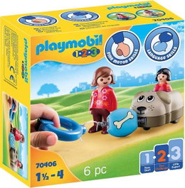 Playmobil Mi perro 1.2.3 - Jeu éducatif pour enfants de 18 mois à 3 ans - Version espagnole
