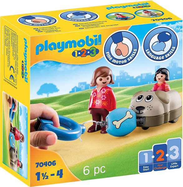 Playmobil Mi perro 1.2.3 - Jeu éducatif pour enfants de 18 mois à 3 ans - Version espagnole Playmobil Mi perro 1.2.3 - Jeu éducatif pour enfants de 18 mois à 3 ans - Version espagnole