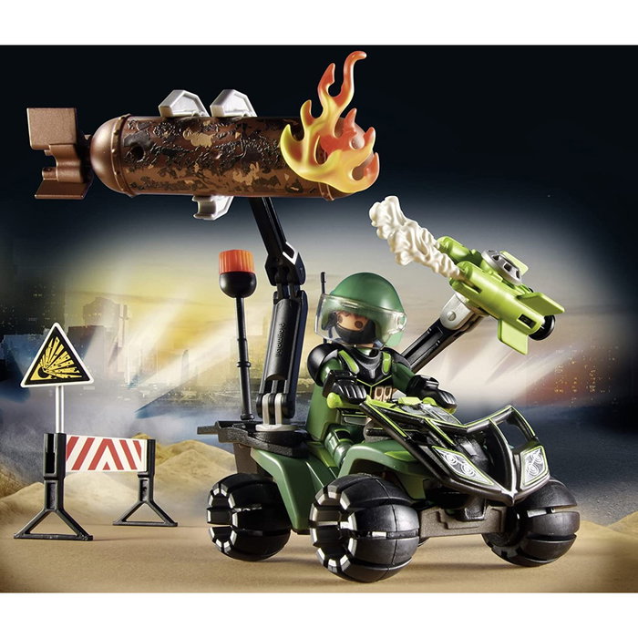 Playmobil Starter Pack Policía : Entraînement - Quad et 2 Figurines pour Équipe d'Intervention Playmobil Starter Pack Policía : Entraînement - Quad et 2 Figurines pour Équipe d'Intervention
