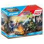 PLAYMOBIL Set Starter Pack Policier Entraînement 70817, Figurines, Quad avec Bras, Langues Multiples