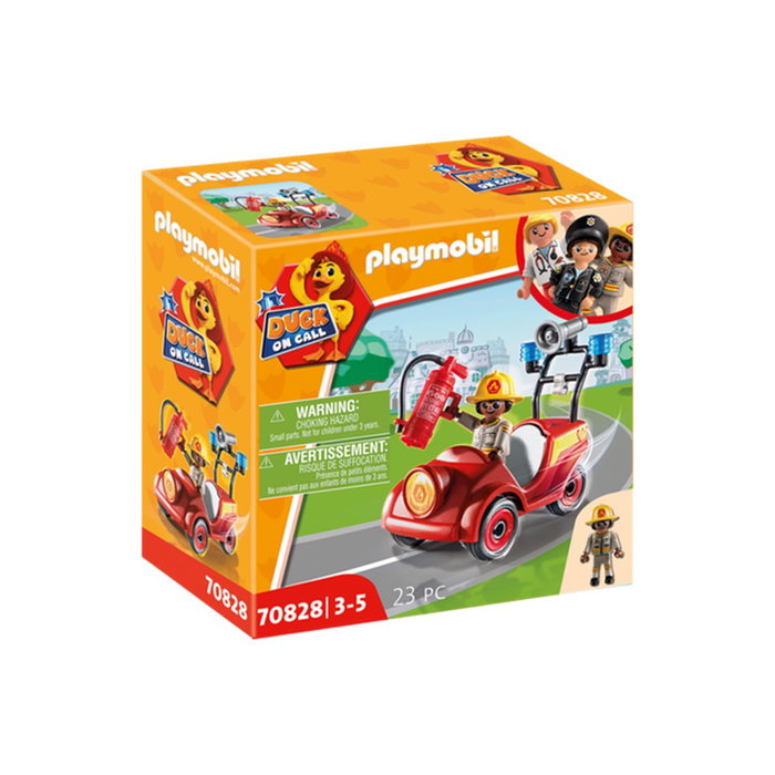 Playmobil D.O.C. Mini Coche Pompiers Freddy Prêt à l'Action Playmobil D.O.C. Mini Coche Pompiers Freddy Prêt à l'Action