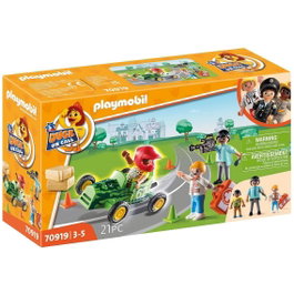 Playmobil Ambulance d'action Duck on Call avec Mikey Medic et accessoires de secours