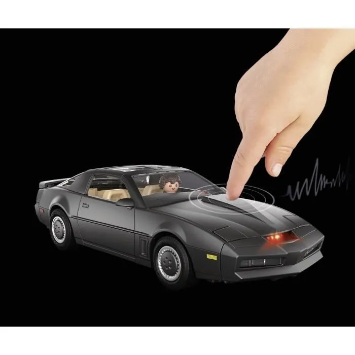 Playmobil 70924 K2000 - Voiture de Collection Knight Rider K.I.T.T avec Sons et Accessoires, Classic Cars, Adulte