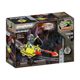 Playmobil Mina Cruiser 70930 Set de jeu Dino Mine avec 2 canons, pour enfants de 4 ans et plus