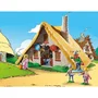 PLAYMOBIL 70932 - La hutte d'Abraracourcix, Set de construction Astérix, 110 pièces avec 4 personnages, Jouet à partir de 5 ans