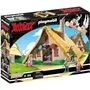 PLAYMOBIL 70932 - La hutte d'Abraracourcix, Set de construction Astérix, 110 pièces avec 4 personnages, Jouet à partir de 5 ans