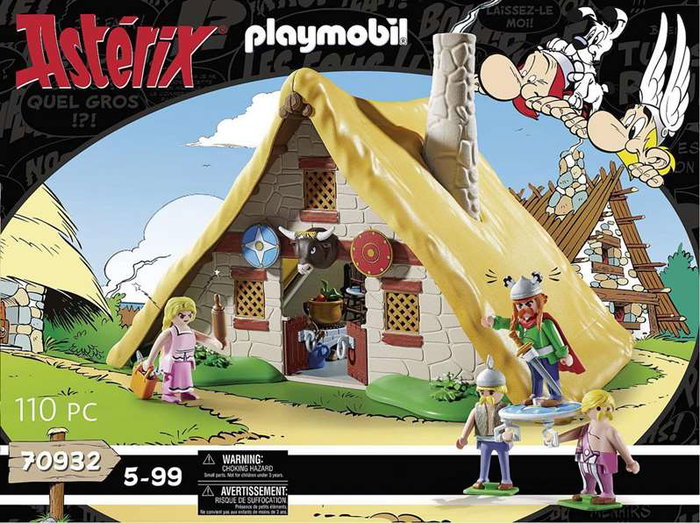 Playmobil Astérix, La hutte d'Abraracourcix, 110 pièces